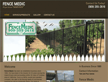 Tablet Screenshot of fencemedicgateservice.com